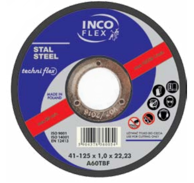 Lama de taiere Inco Flex Steel A36RBF 125x2.5x22x23mm - M42-125-2.5-22A36R