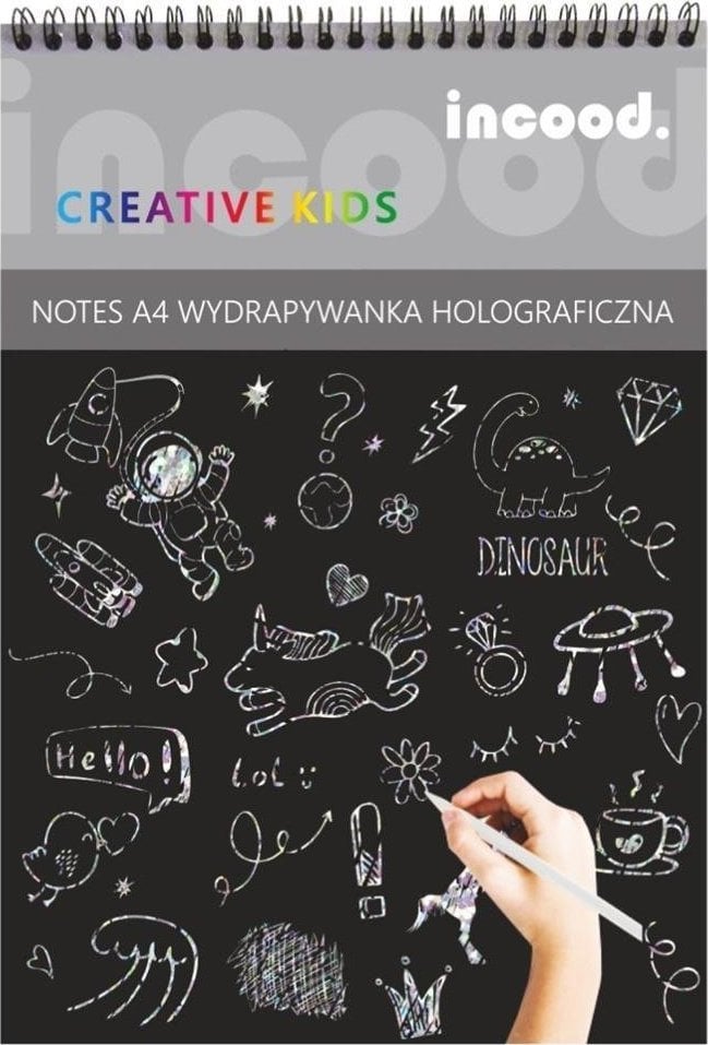 Incood Notes scratch-off holografic A5