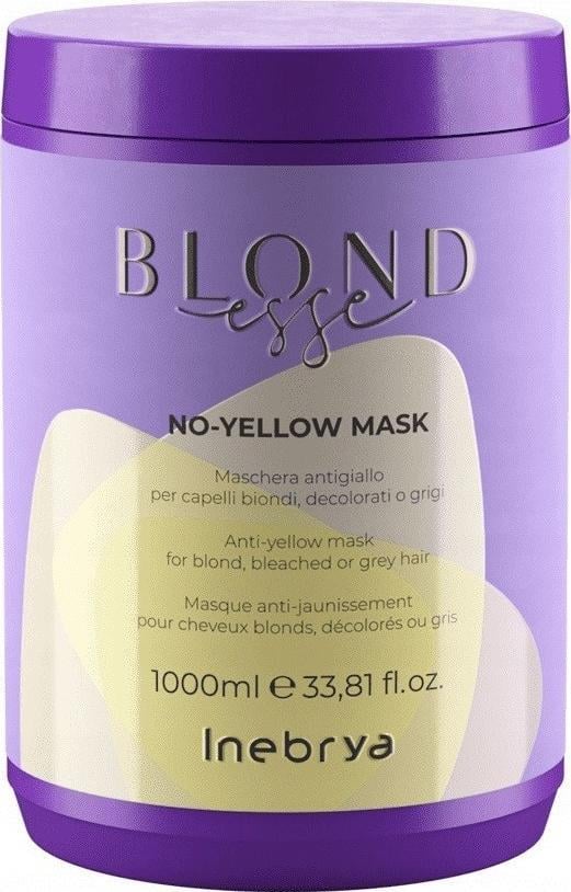 Inebrya INEBRYA_Blondesse No-Yellow Mask pentru par blond, decolorat, cu dungi si gri 1000 ml