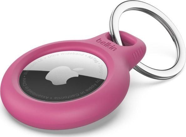 Alte gadgeturi - Inel de chei Belkin Belkin Secure Holder pentru Apple AirTag roz