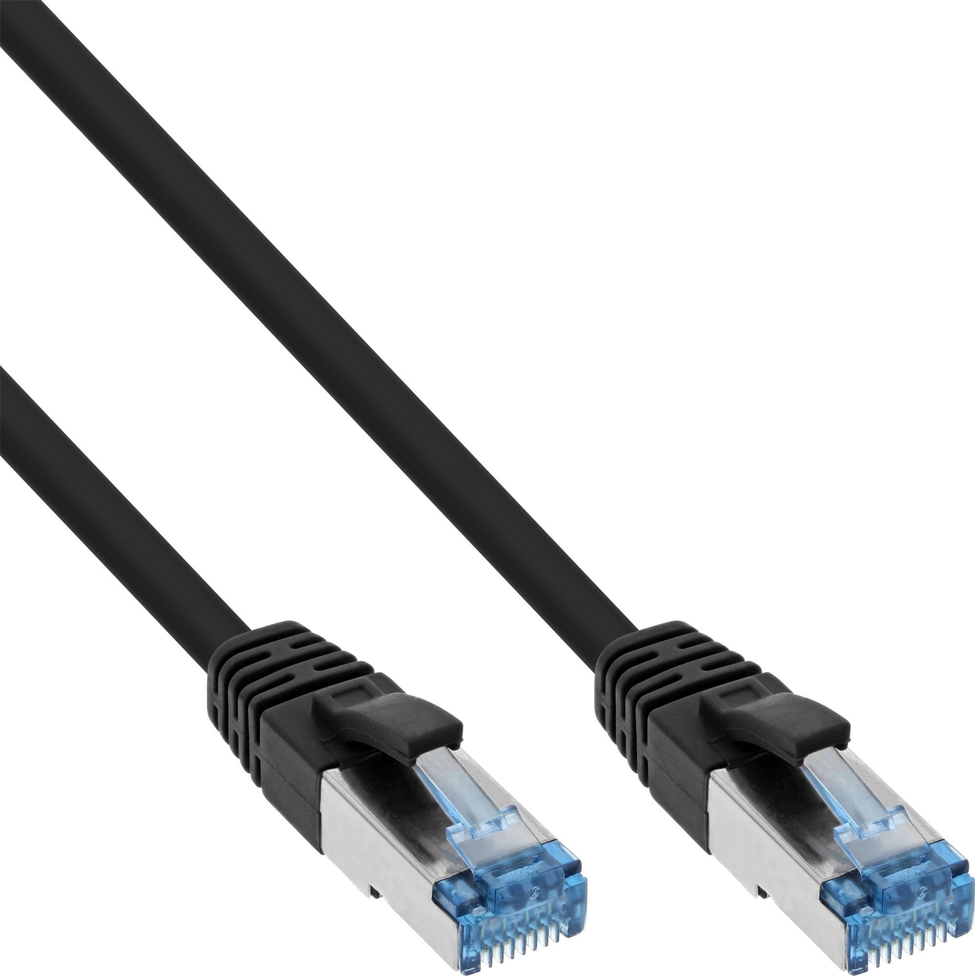 InLine 40 buc. Bulk-Pack InLine® Patch Cable S/FTP PiMF Cat.6A fără halogen 500MHz negru 2m