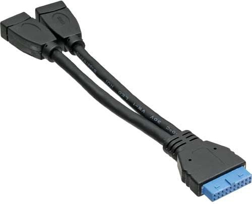 Adaptor InLine USB 3.0 cu 19 pini - USB 3.0 (33445I)