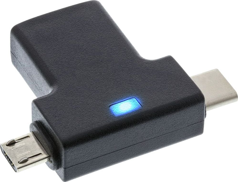 InLine Adaptor USB 3.1 / 2.0 OTG, tip masculin C sau Micro-USB feminin