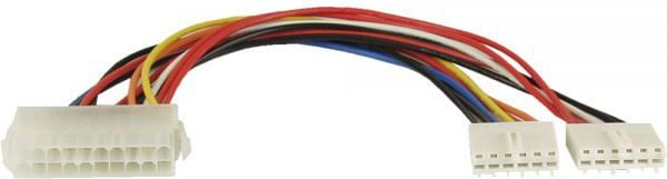 Cablu inline Adaptor 20pin ATX P8, P9, 20cm - 26641
