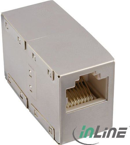 Cablu inline Connector Cat.5e, ekranowany metal 2x RJ45 żeński - żeński direct (69990)