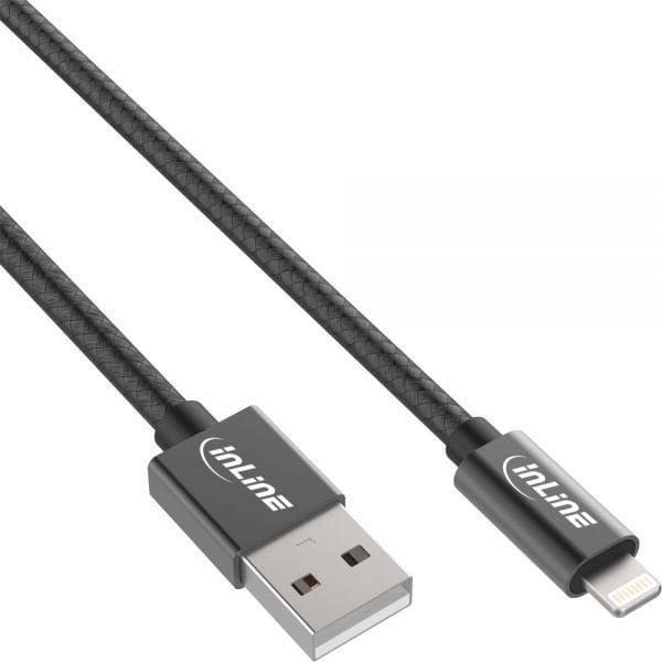InLine fulger cablu USB pentru iPhone iPad iPod 1m negru