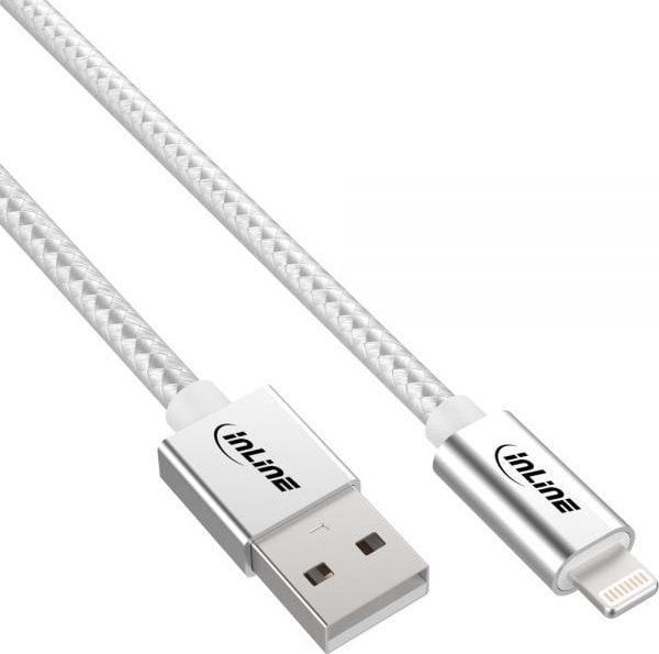 InLine fulger cablu USB pentru iPhone iPad iPod 2m de argint