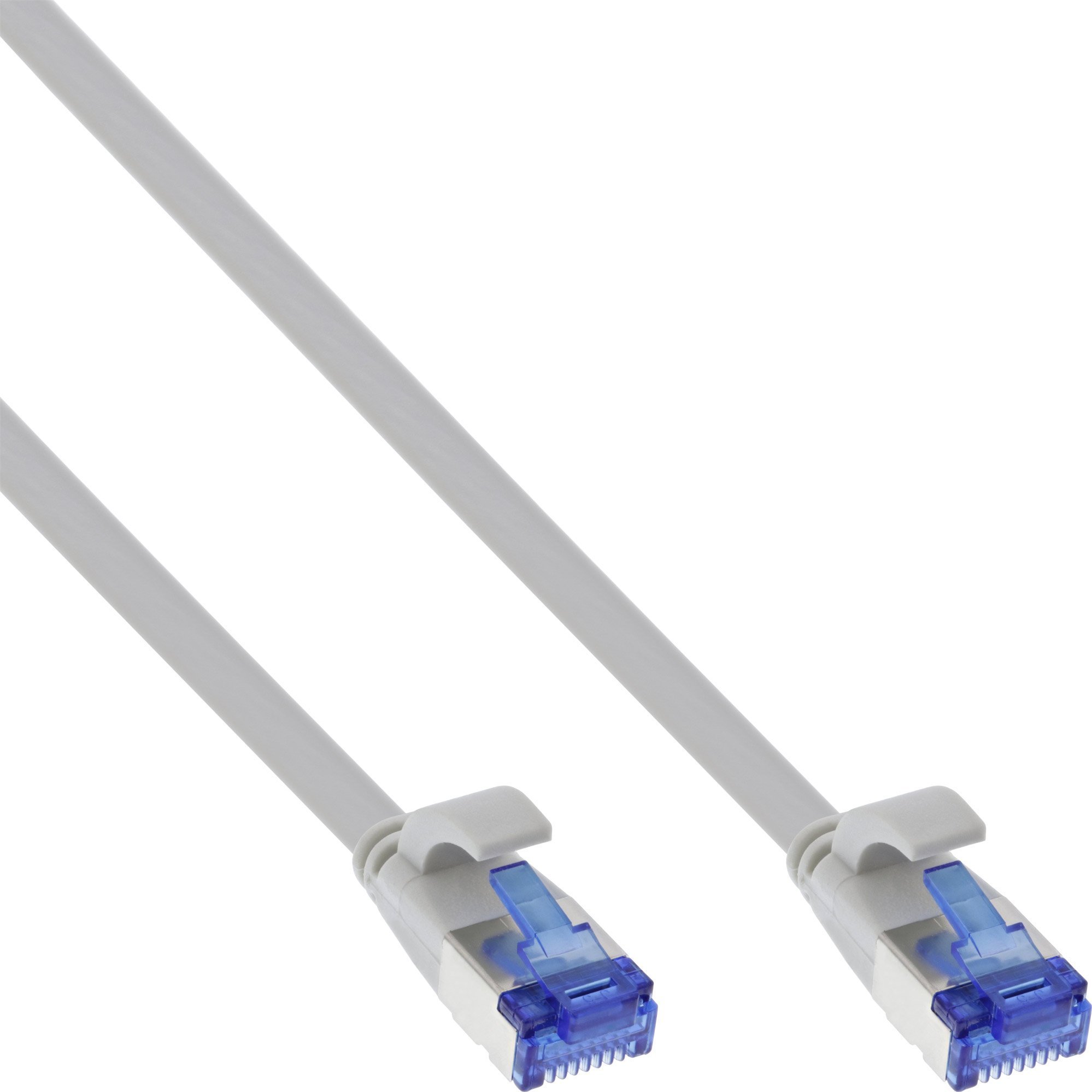 InLine InLine® Cablu plat de corecție, U/FTP, Cat.6A, TPE fără halogeni, gri, 5m