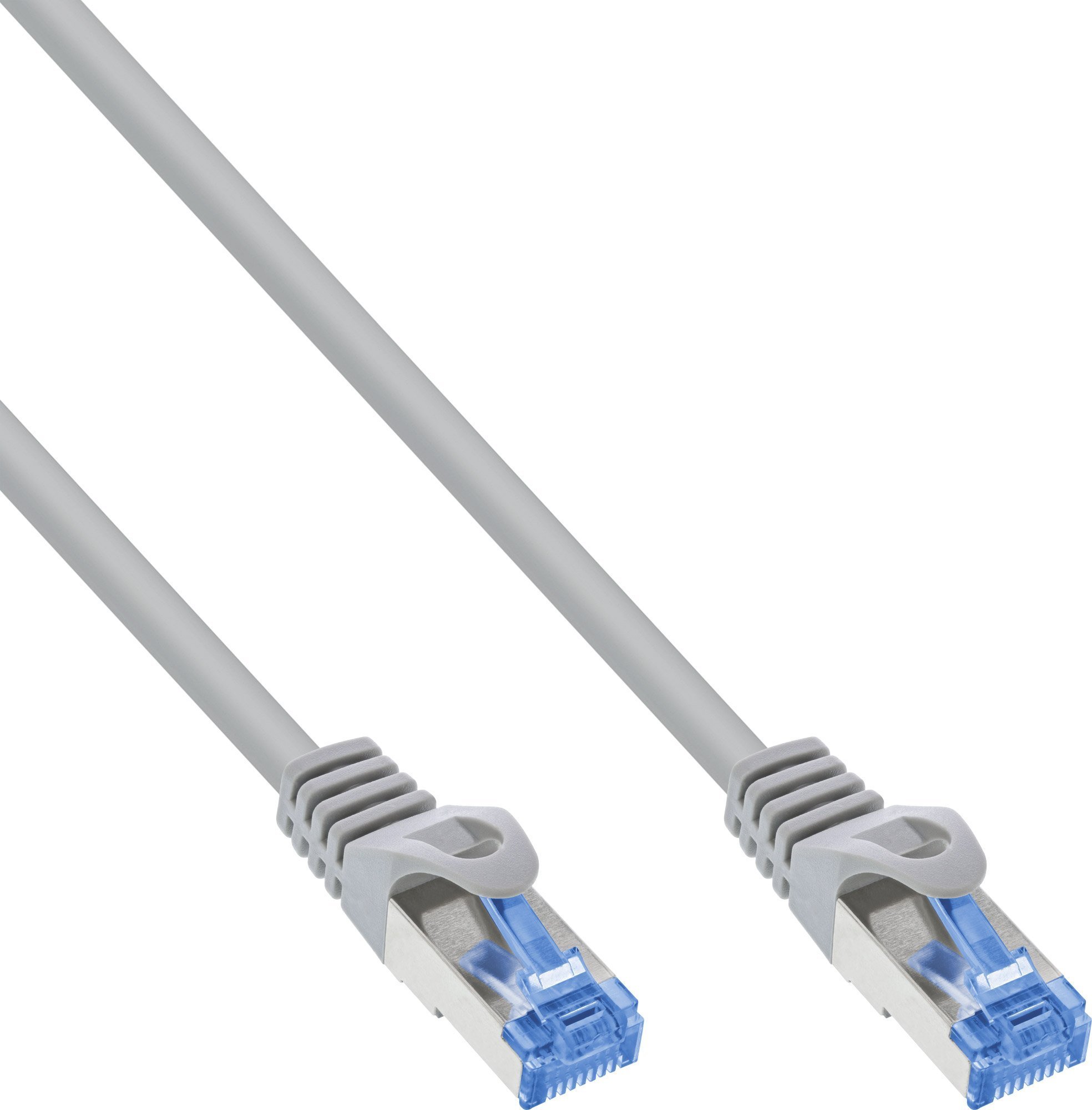 InLine InLine® Patch cablu, Cat.6A, S/FTP, TPE flexibil, gri, 0,5 m