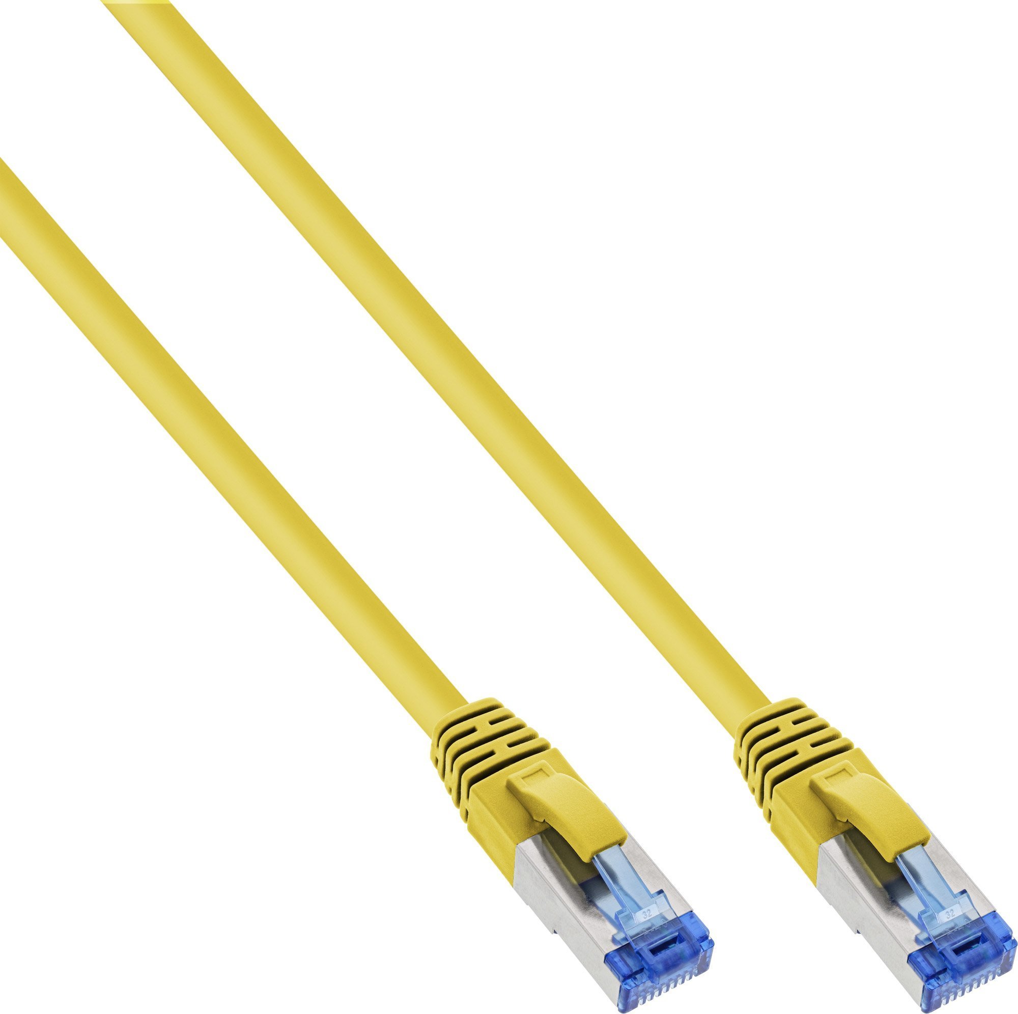 InLine InLine® Patch Cable S/FTP PiMF Cat.6A fără halogen 500MHz galben 0,25 m