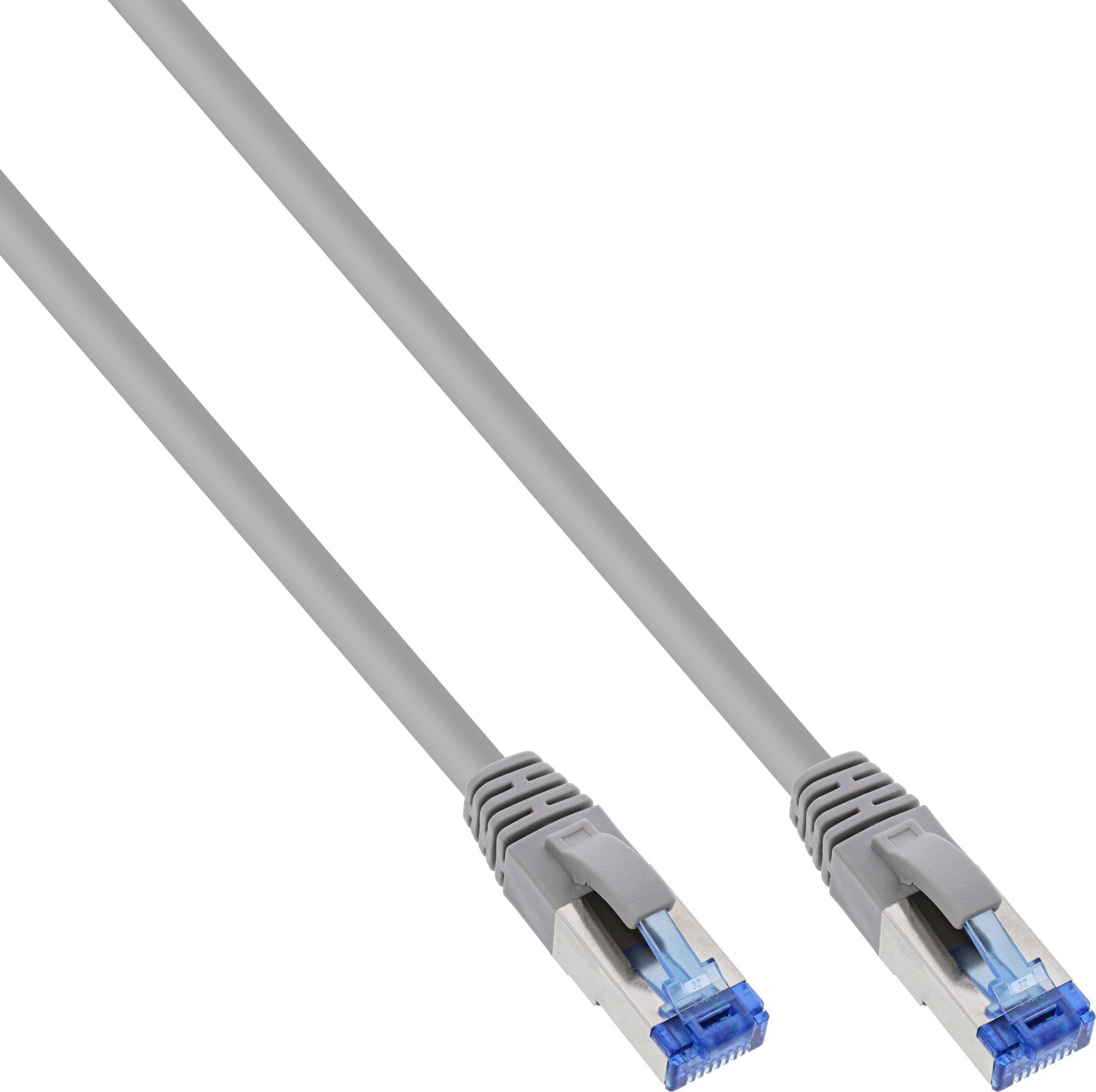 InLine InLine® Patch Cable S/FTP PiMF Cat.6A fără halogen 500MHz gri 0,25 m