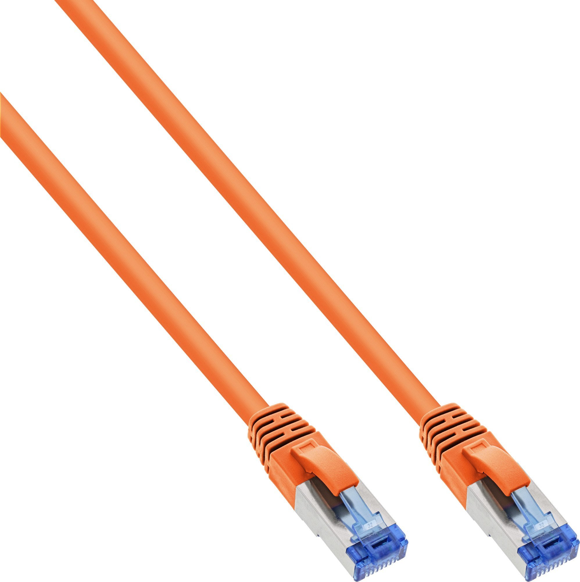 InLine InLine® Patch Cable S/FTP PiMF Cat.6A fără halogen 500MHz portocaliu 0,25 m