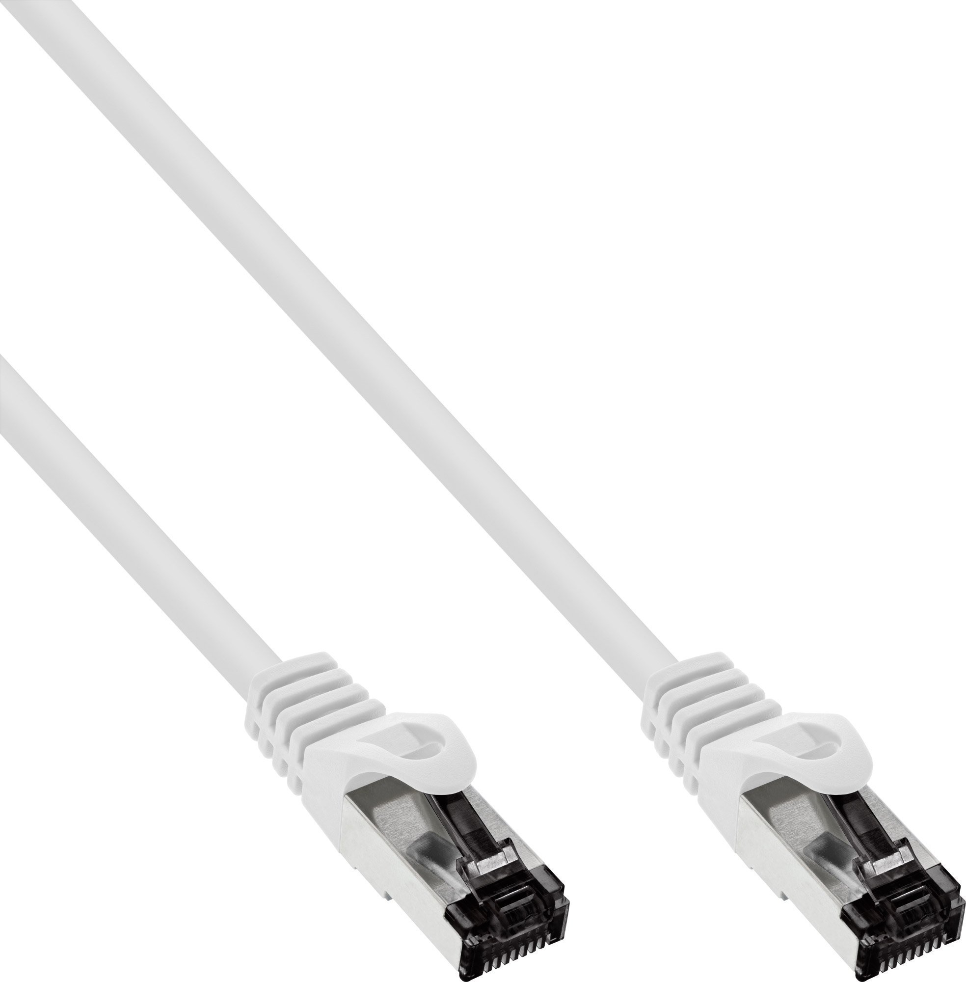 InLine InLine® Patch Cable S/FTP PiMF Cat.8.1 fără halogeni 2000MHz alb 0,25 m