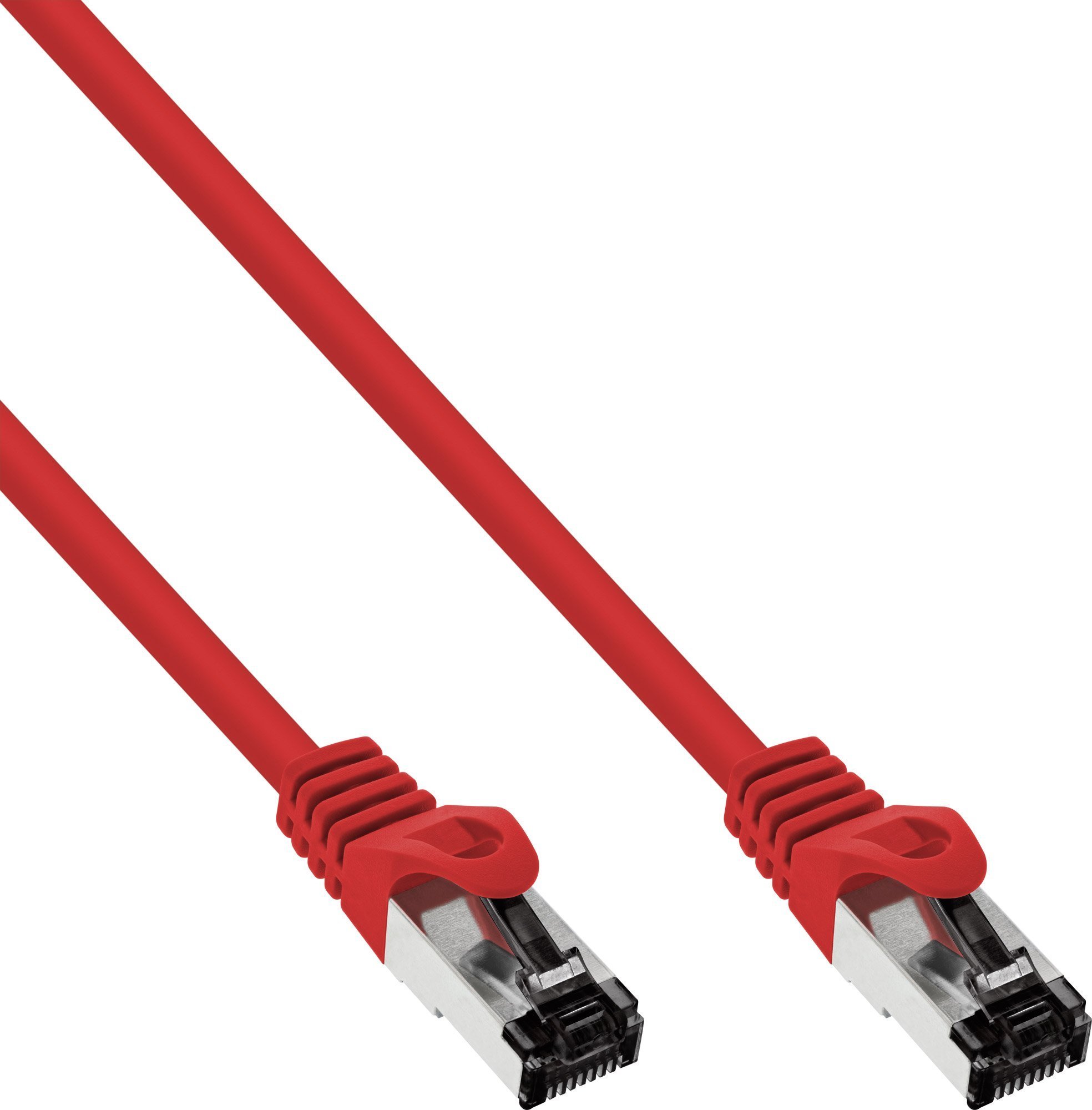 InLine InLine® Patch Cable S/FTP PiMF Cat.8.1 fără halogeni 2000MHz roșu 0,3m