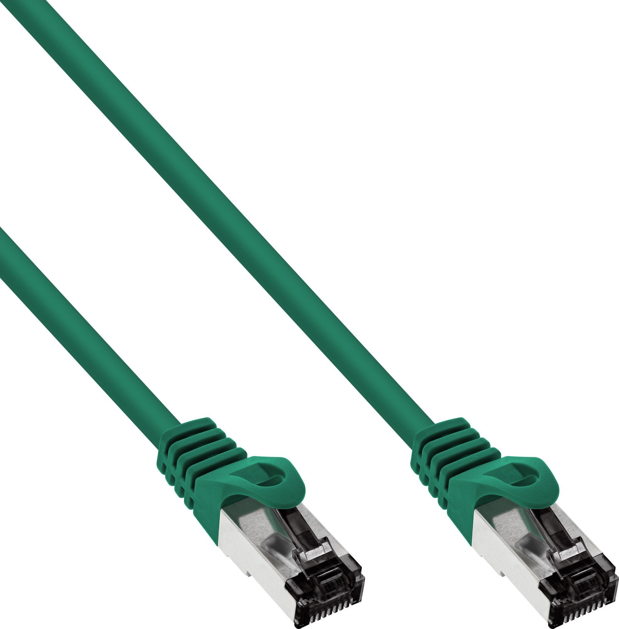 InLine InLine® Patch Cable S/FTP PiMF Cat.8.1 fără halogeni 2000MHz verde 0,25 m