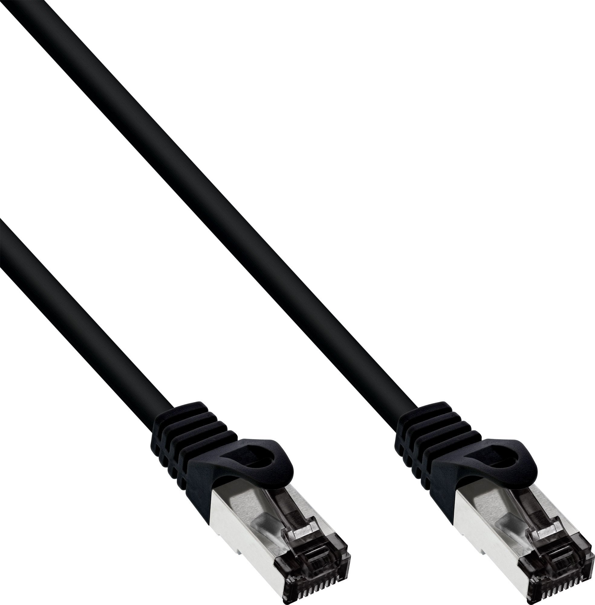 InLine InLine® Patch Cable S/FTP PiMF Cat.8.1 fără halogeni 2000MHz negru 0,25 m