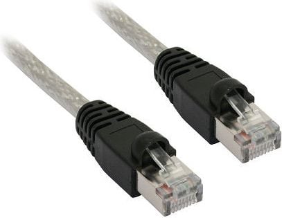 Cablu inline Kabel krosowy 1000 Mbit RJ45 przezroczysty, 1m (72511T)