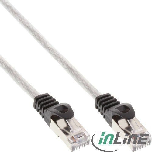 Cablu inline 10m transparent cablu Patch SF / UTP Cat.5e (72500T)