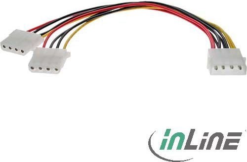 InLine Molex - Molex x2, 0,2 m, multicolor (29659)