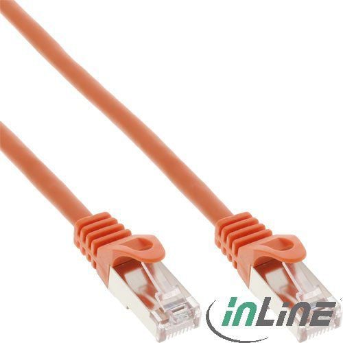 Cablu inline Patchcord, Cat.5e, SF/UTP, 10m, portocaliu (72500O)