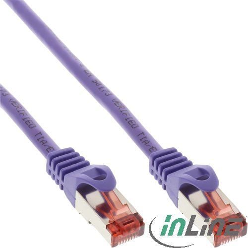 Cablu inline Patchcord Cat.6 S / FTP, 3m, purpuriu (76405P)