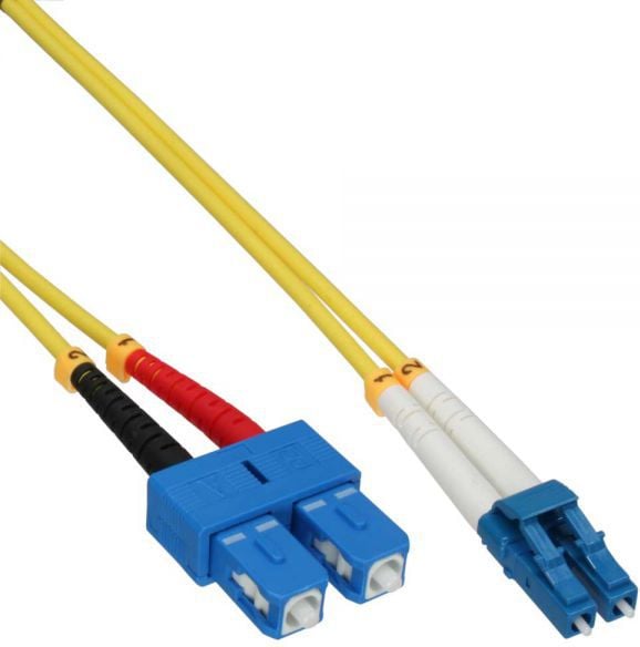 Cablu inline De fibra optica patch-uri LC / SC 9/125 gm, OS2, 15m (88656A)