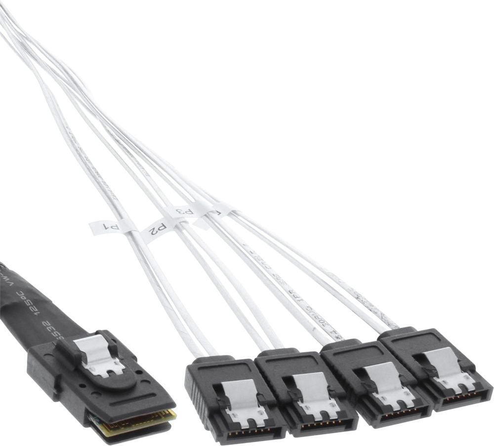 Cablu SAS (OCR) - 1x Mini-SAS - 4x SATA - 1m (27620B)