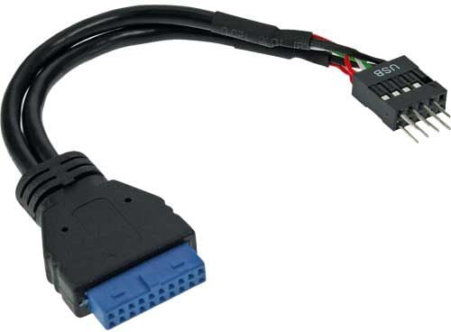 Cablu inline Adaptor ext. USB extern 3.0 USB 2.0. - 15 cm (33446I)