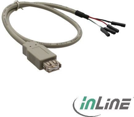 Accesoriu pentru imprimanta inline Adaptor USB A / 4pin, 0,4M, Gri (33440B)