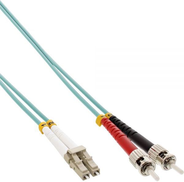 Cablu inline LC fibra optica duplex ST / 50/125 gm OM3 7.5m (88507O)