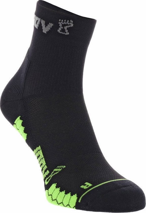 Inov-8 inov-8 TrailFly Sock Mid. Negru și verde. două pachete 35 - 39