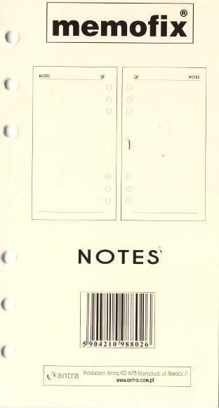 Coperta Binder - Insert Antra pentru organizatorul standard Memofix ST/notesANTRA