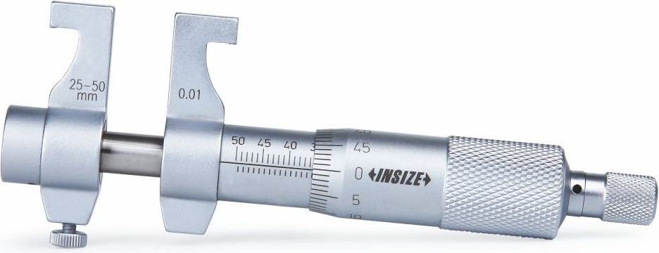 Micrometru de interior (cu inel de setare), Insize, 25-50mm, 0.01mm