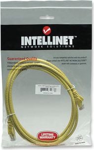 Cablu intellinet network solutions Intellinet patch cord RJ45 snagless, cat. 6 UTP, 3m galben (342377)