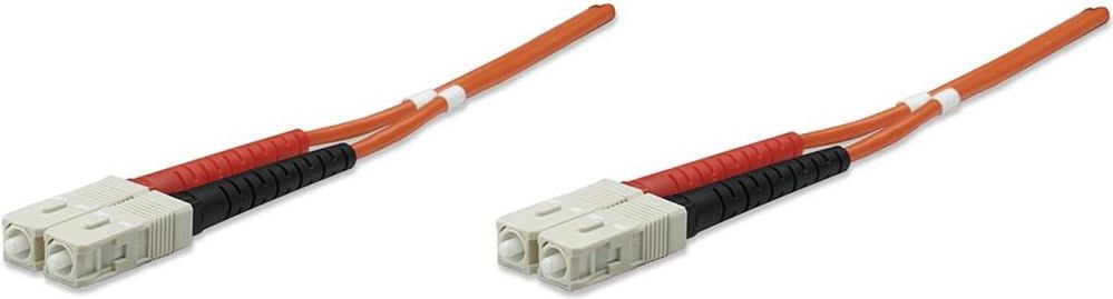 Cablu intellinet network solutions patch-uri Fiber, SC-SC duplex 2m OM2 multimod 50/125 (470018)