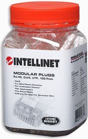 Mufe modulare Intellinet RJ45 UTP torsadat 8p8c, Cat 5e, 100 mufe