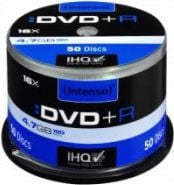 Medii de stocare intenso DVD+R, 4.7GB, X16, 50 Sztuk, Cake (4111155)