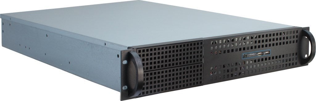 Inter-Tech 48.3cm Inter-Tech IPC 2U-2129N 2HE ohne Netzteil Schwarz - 88887194