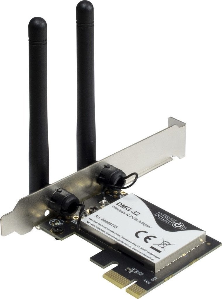 Adaptor Inter-Tech Wi-Fi 5 PCIe DMG-32 2dBi Antenă 650Mbps retail