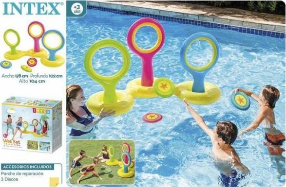 Joc de apă Intex Intex Frisbee (178x102x104 cm) (6 buc)