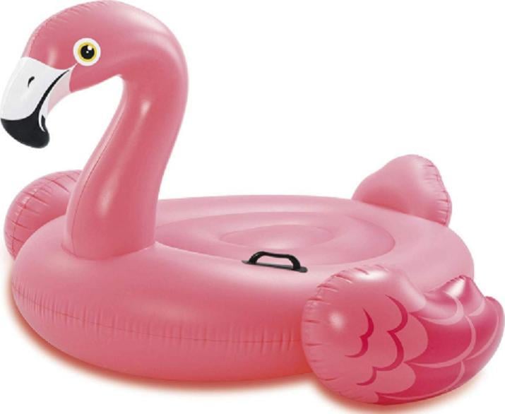 Colac gonflabil pentru copii Flamingo, 57558NP, roz, 137 x 142 x 97 cm, 3+