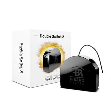 Intrerupator dublu 2 FIBARO Double Switch 2, FGS-223, Z-Wave Plus