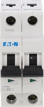 Întrerupător Eaton 2P B 2A 15kA AC FAZ B2/2 278722