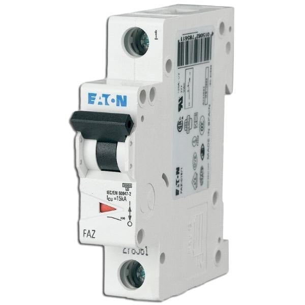 Întrerupător Eaton FAZ-Z0.5/1 1P Z 0.5A 15kA 278617