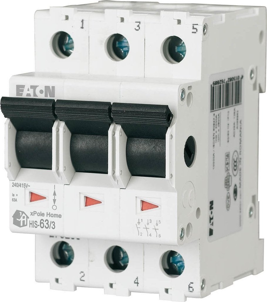 Întrerupător de deconectare modular Eaton 63A 3P HIS-63/3 142822