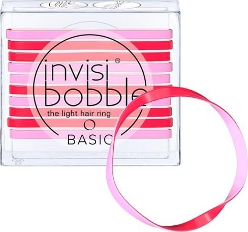 Invisibobble INVISIBOBBLE_Binete de păr Jelly Twist de bază 10 buc.