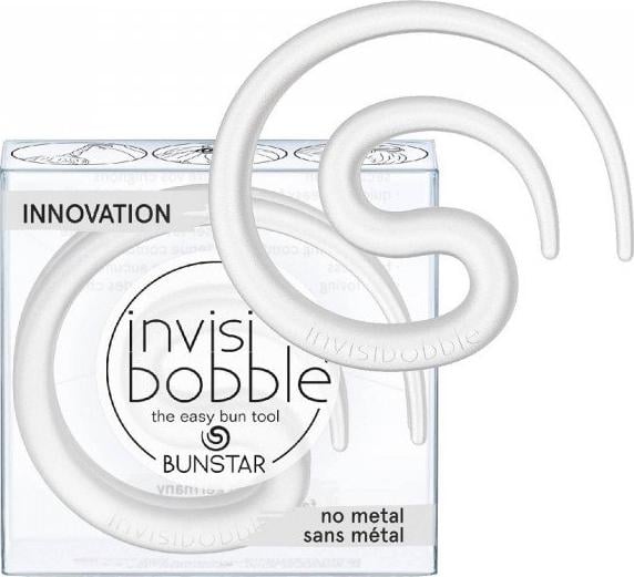 Invisibobble INVISIBOBBLE_Bunstar The Traceless Bun Tool spiralka do stylizacji koka Ice Ice Lady