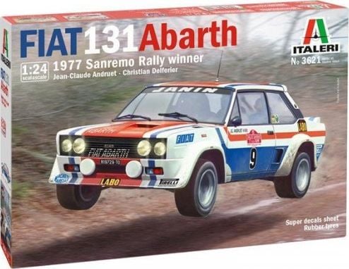 Italeri Fiat 131 Abarth 1977 San Remo Rally Winn