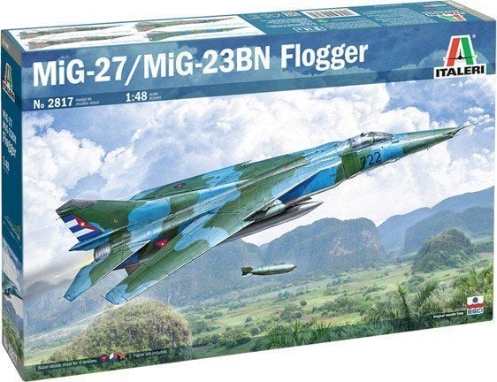 Italeri Plastic model MiG-27/MiG-23BN Flogger 1/48