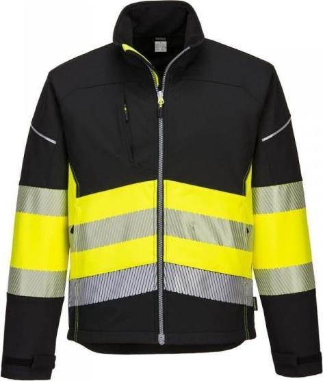 JACĂ Portwest HIGHLIGHT SOFTSHELL PW375BKY MĂRIME S